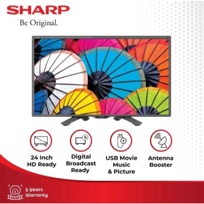 SHARP LED TV DIGITAL 24INCH 24HD1500I