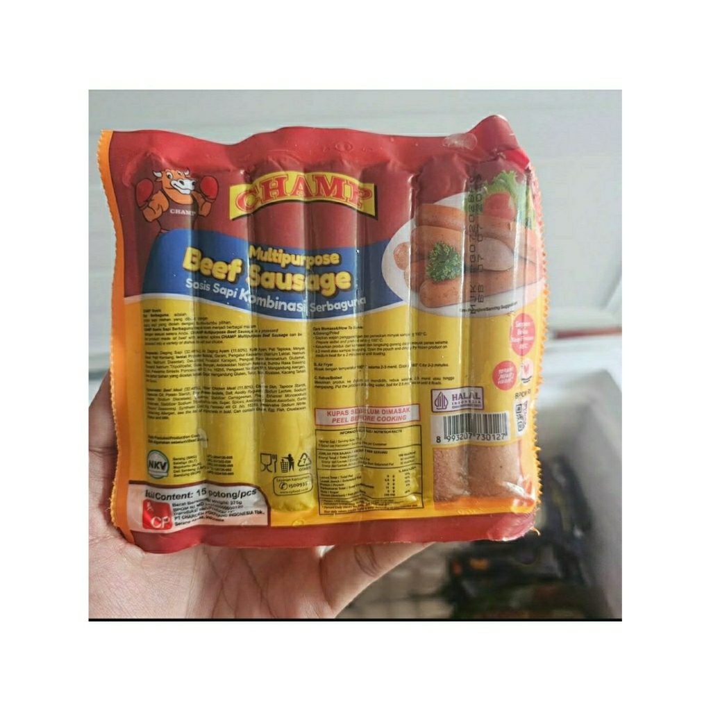 

Champ Sosis Sapi 375 gram