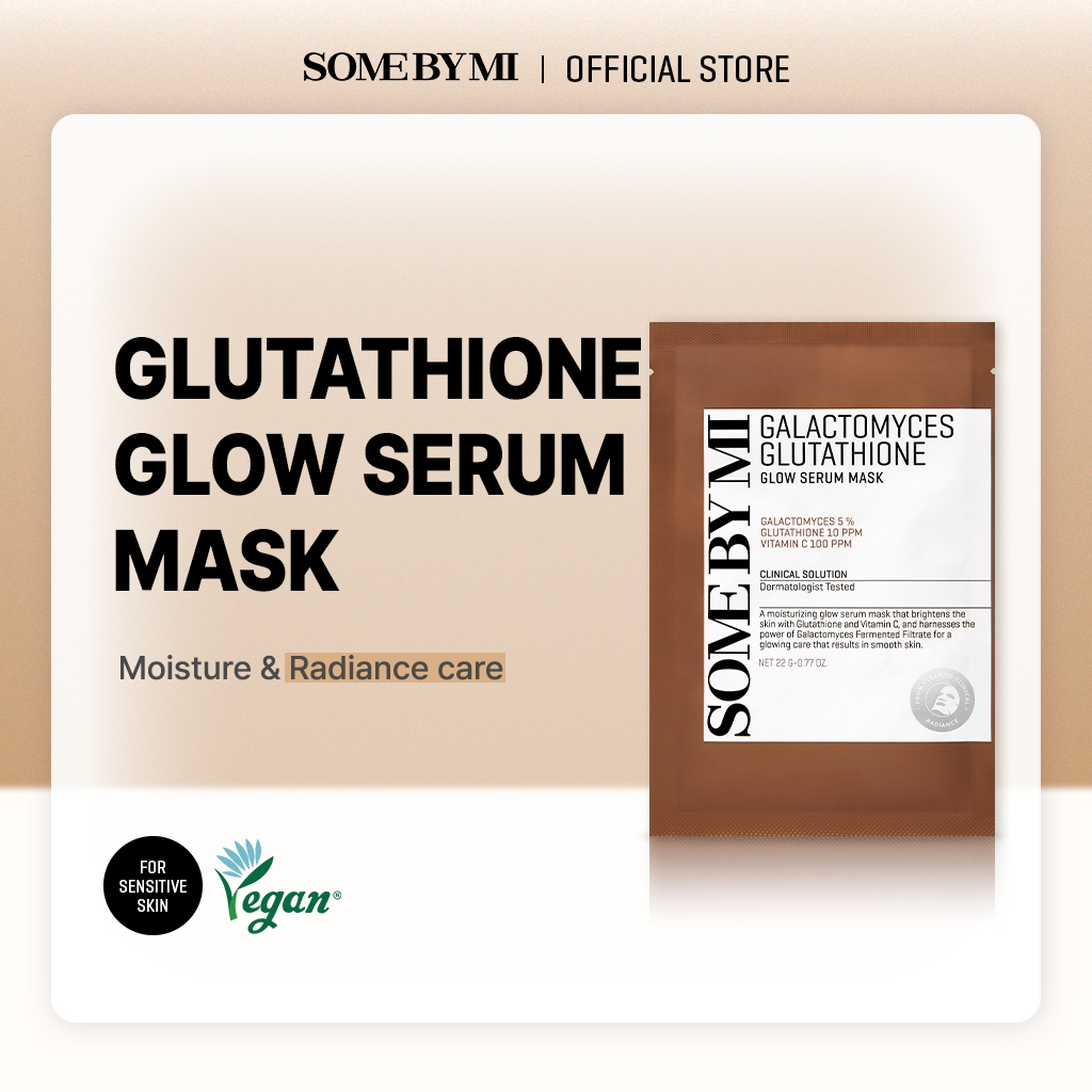 【NEW】SOME BY MI GALACTOMYCES  GLUTATHIONE GLOW SERUM MASK [22g]