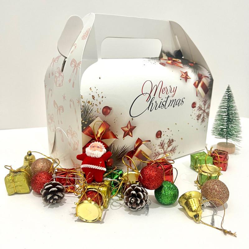 

Gable Cake Box Roti Toples Kue Kering Hampers Natal Christmas Jar 600 ml isi 2