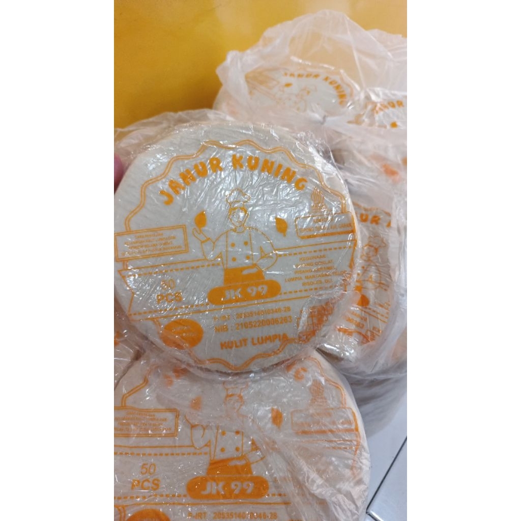 

JK Kulit Lumpia Bulat Beku Tidak Mudah Sobek / Kulit Martabak Frozen / Kulit Lumpia Frozen isi 50 Lembar