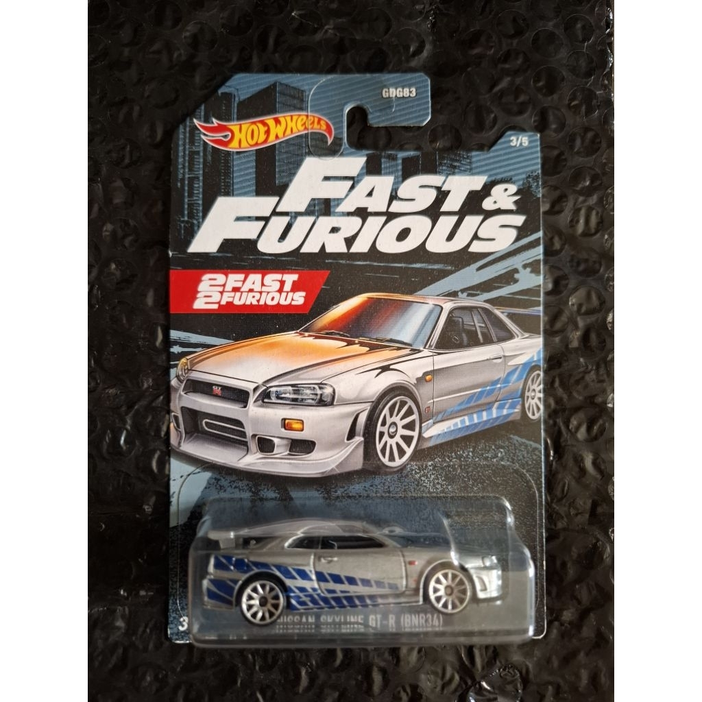 Hotwheel Nissan GTR Skyline R34 2Fast 2Furious