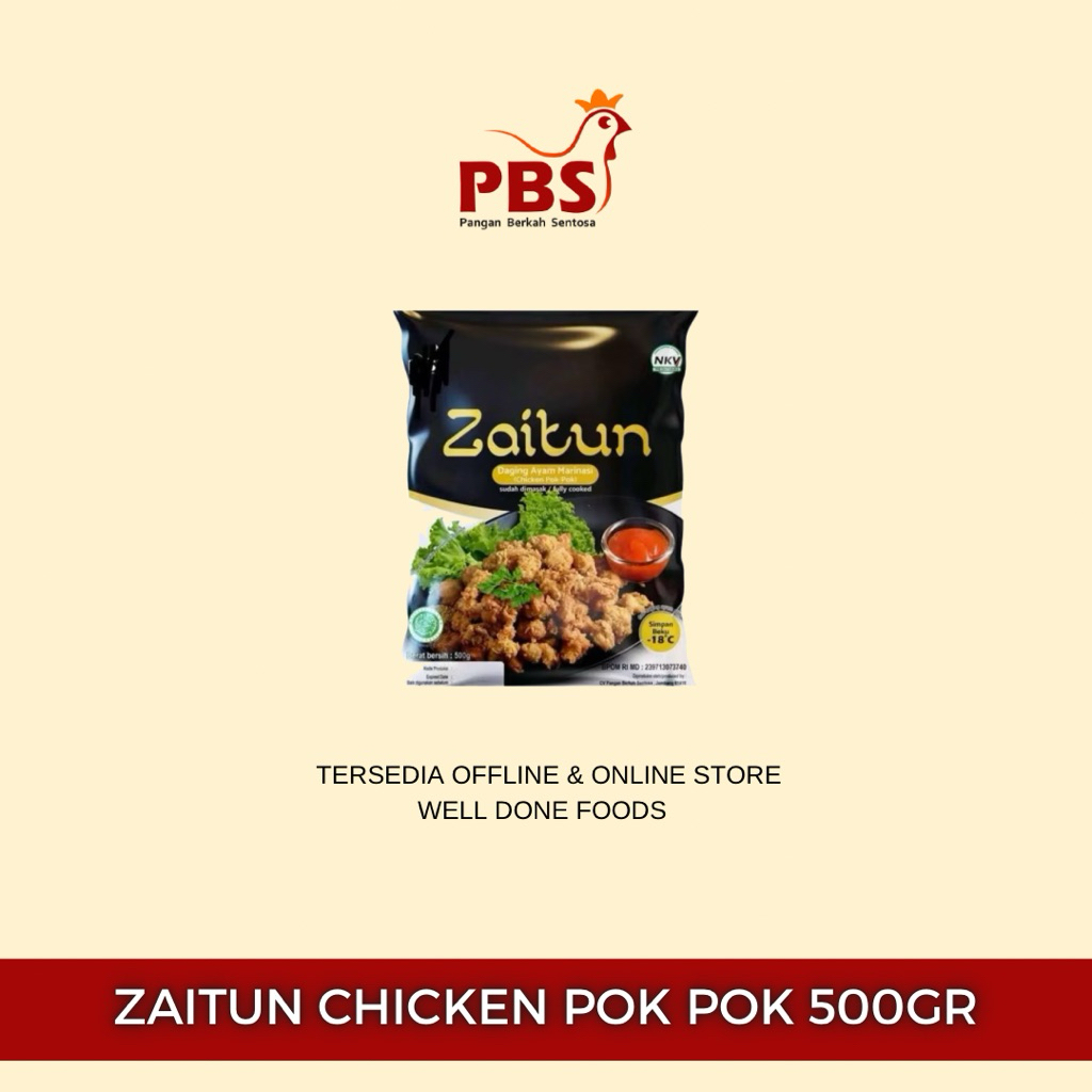 

Zaitun Chicken Pok Pok 500gr