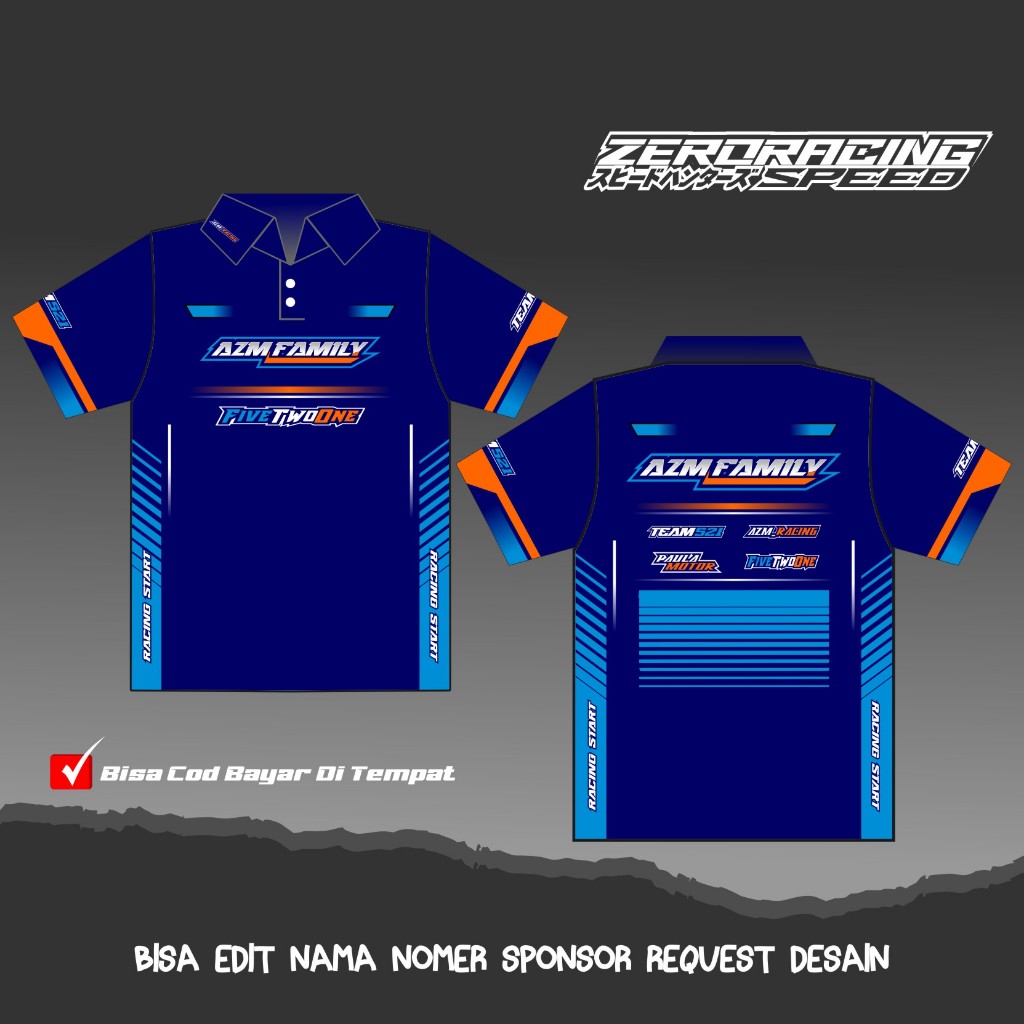 Jersey custom jersey balap racing jersey kerah polo jersey custom balap jersey kerah polo