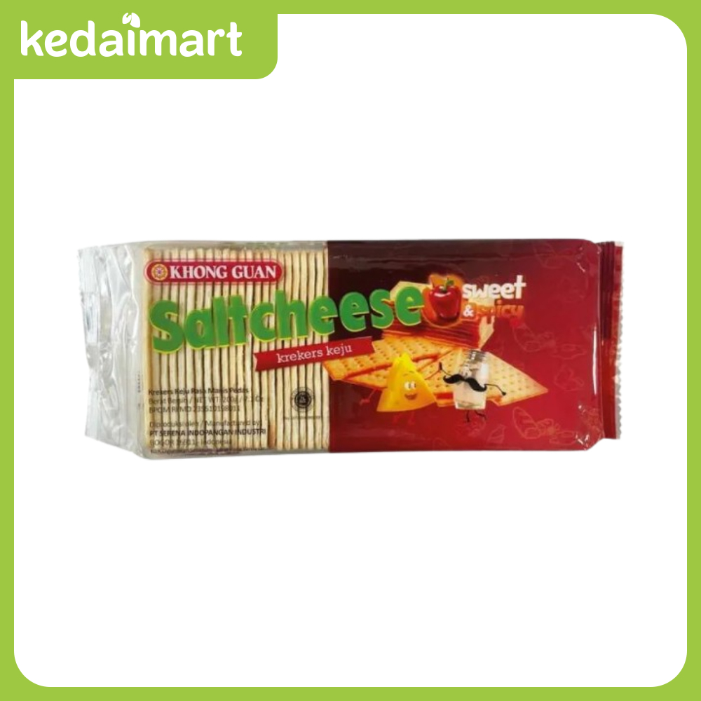 

Khong Guan Crackers Saltcheese Sweet & Spicy 200 Gram