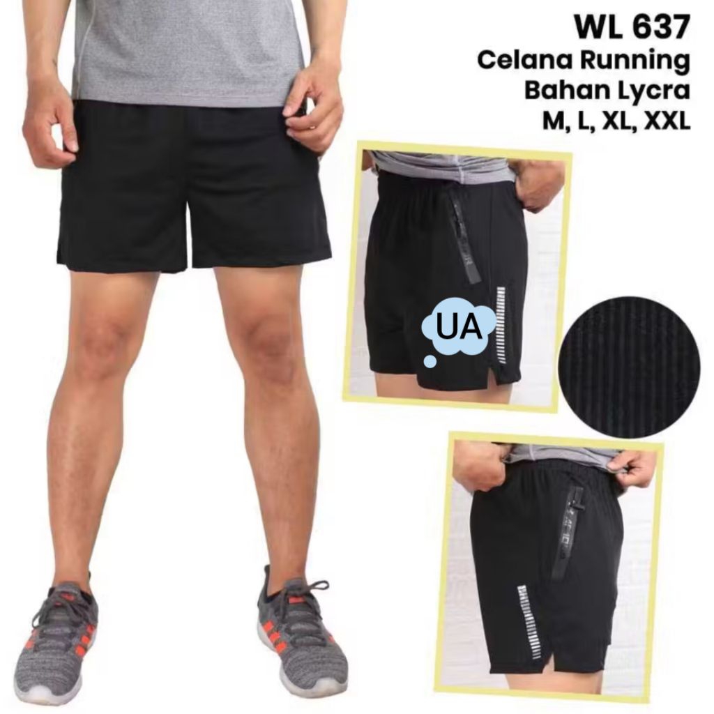 GROSIR CELANA PENDEK OLAHRAGA PRIA/WANITA RUNNING LYCRA WL644 WL635 WL641 WL637 WL636 WL647 WL634 WL