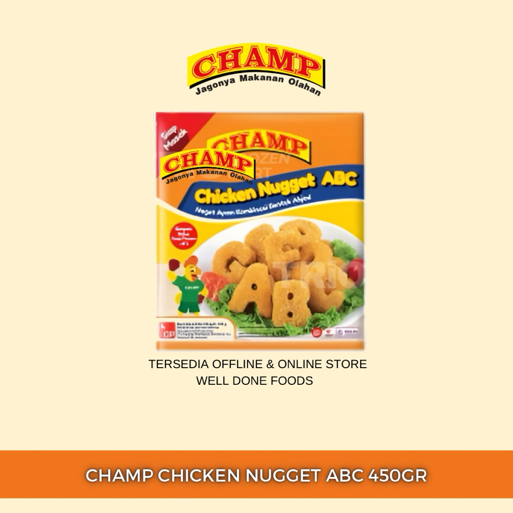

Champ Chicken Nugget ABC 450gr