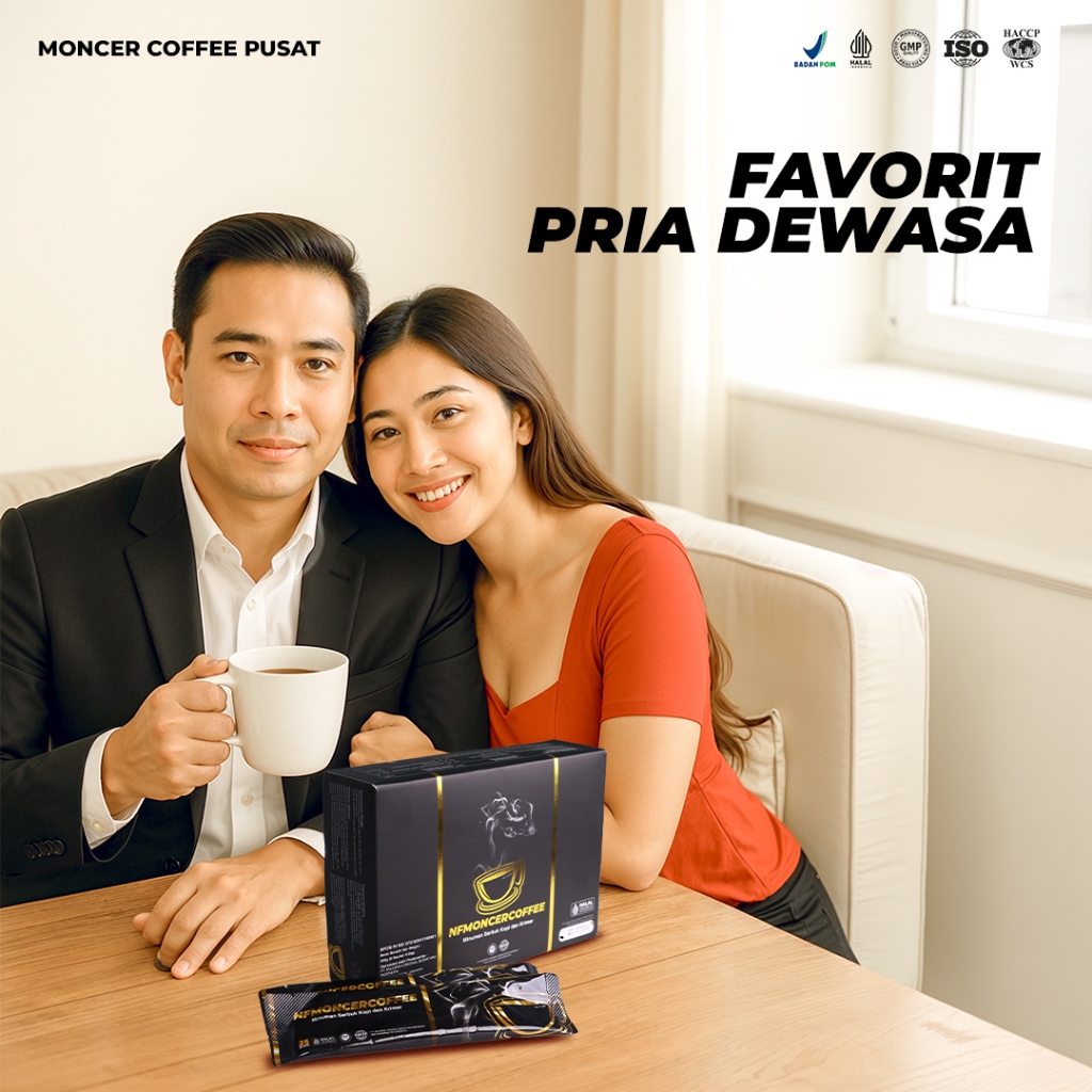 

Kopi Favorit Pria Dewasa - NF Moncer Coffee untuk Performa dan Kepuasan Maksimal Rasa Nikmat, Efek Cepat, Siap Tampil Prima