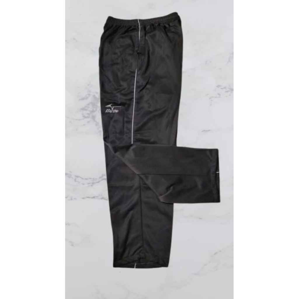 CELANA TRAINING MIZUNO / CELANA PANJANG MIZUNO / BAHAN LOTO TEBAL / CELANA OLAHRAGA PRIA WANITA /  M