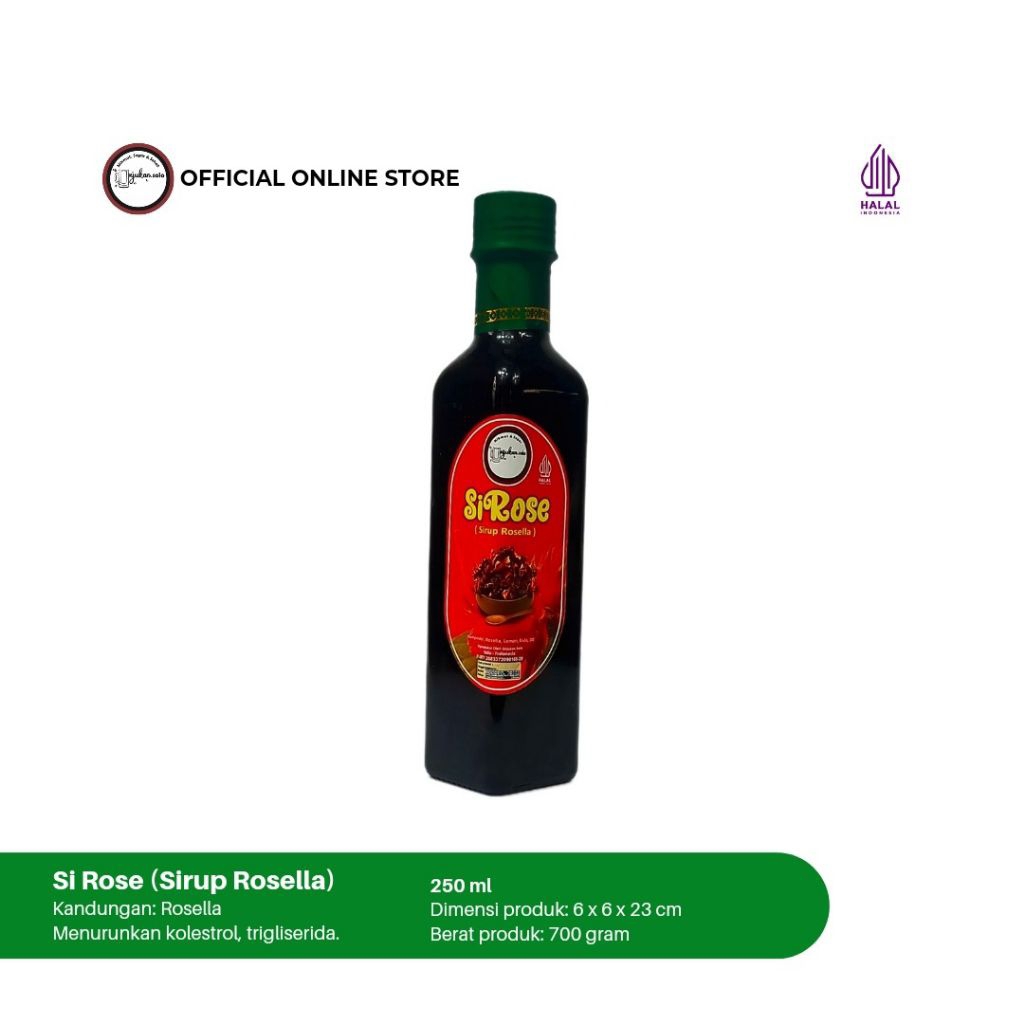 

Sirup Rosella 250ml dan 500ml Botol Kaca Unjukan Solo/ Menurunkan kolestrol dan trigliserida
