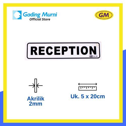 

GM LABEL RECEPTION LK 129 KECIL