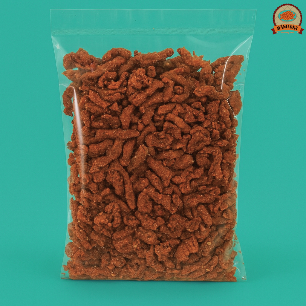 

Usus Ayam Crispy Pedas 500gr Daun Jeruk Snack Kriuk