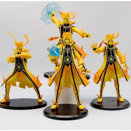 Action Figure Uzumaki NARUTO Kyubi Bijuu Nine Tail Kurama Sage Mode