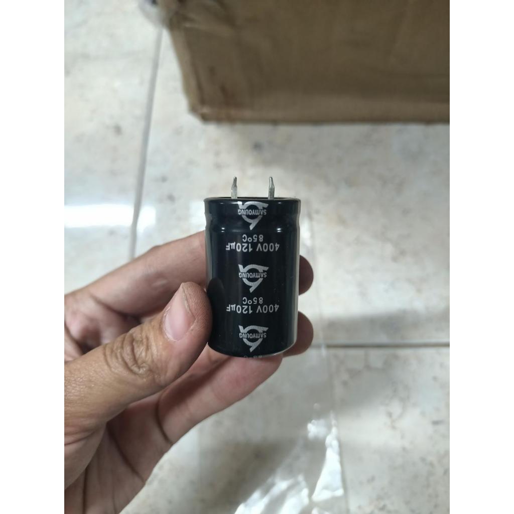 Elco Kapasitor 400v-120uf Samyoung