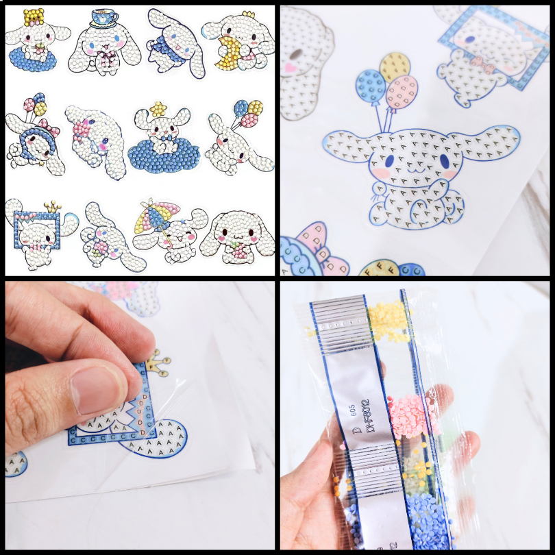 

Diy Diamond Painting Sticker motif kartun dekorasi tempelan DPT001