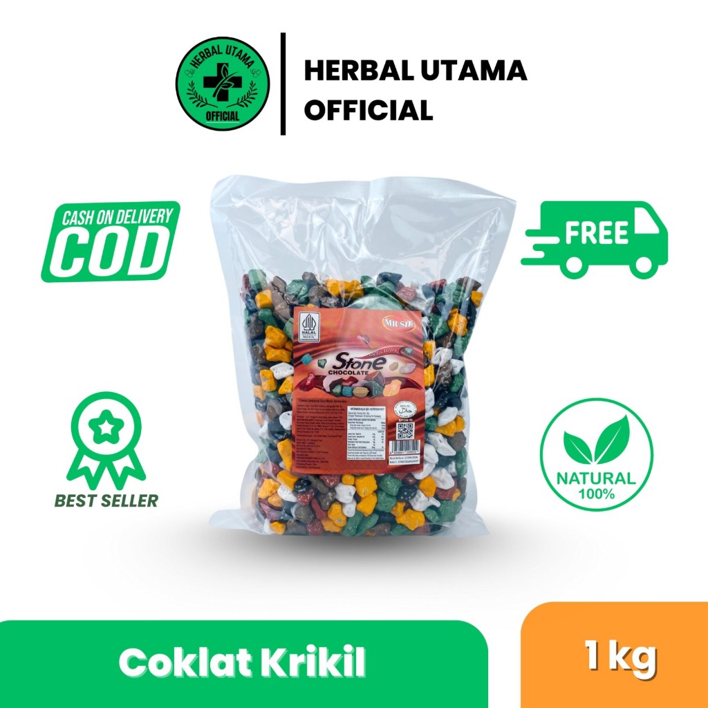 

Coklat Kerikil Turki Stone Coklat Batu 1KG Coklat Arab Original