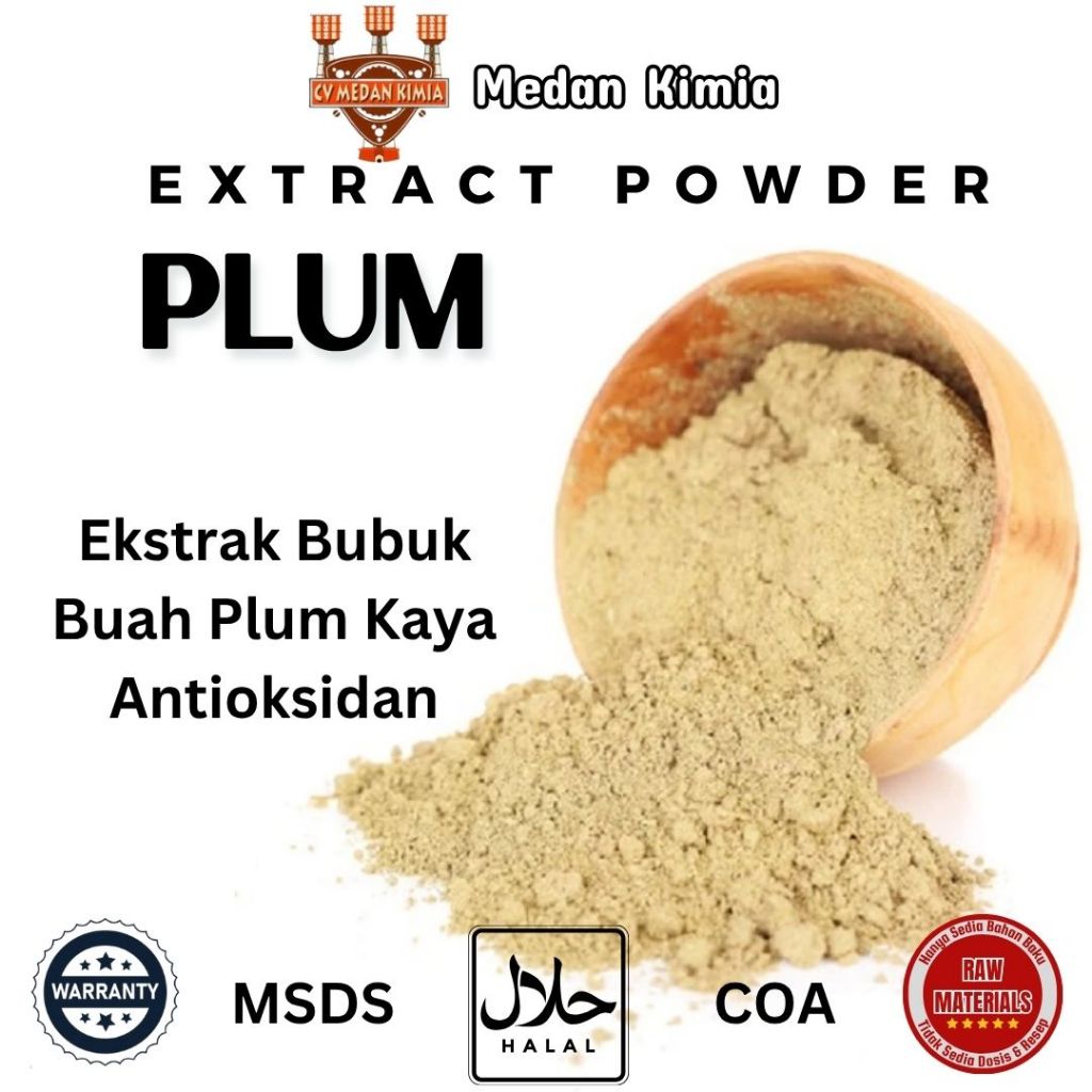 

Plum Extract Powder 50gr / Ekstrak Bubuk Buah Plum Kaya Antioksidan Food Grade