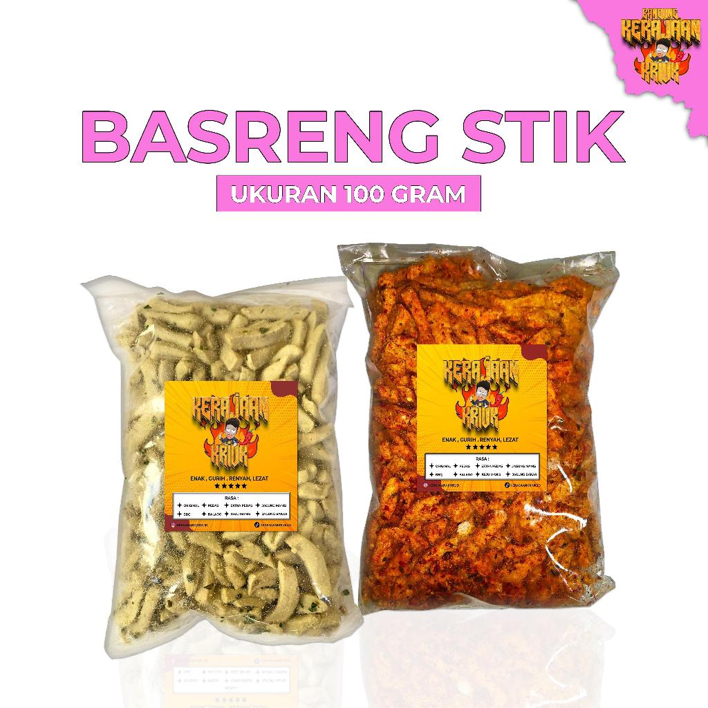 

KERAJAANKRIUK - BASRENG 100 gram pedas daun jeruk bumbu melimpah