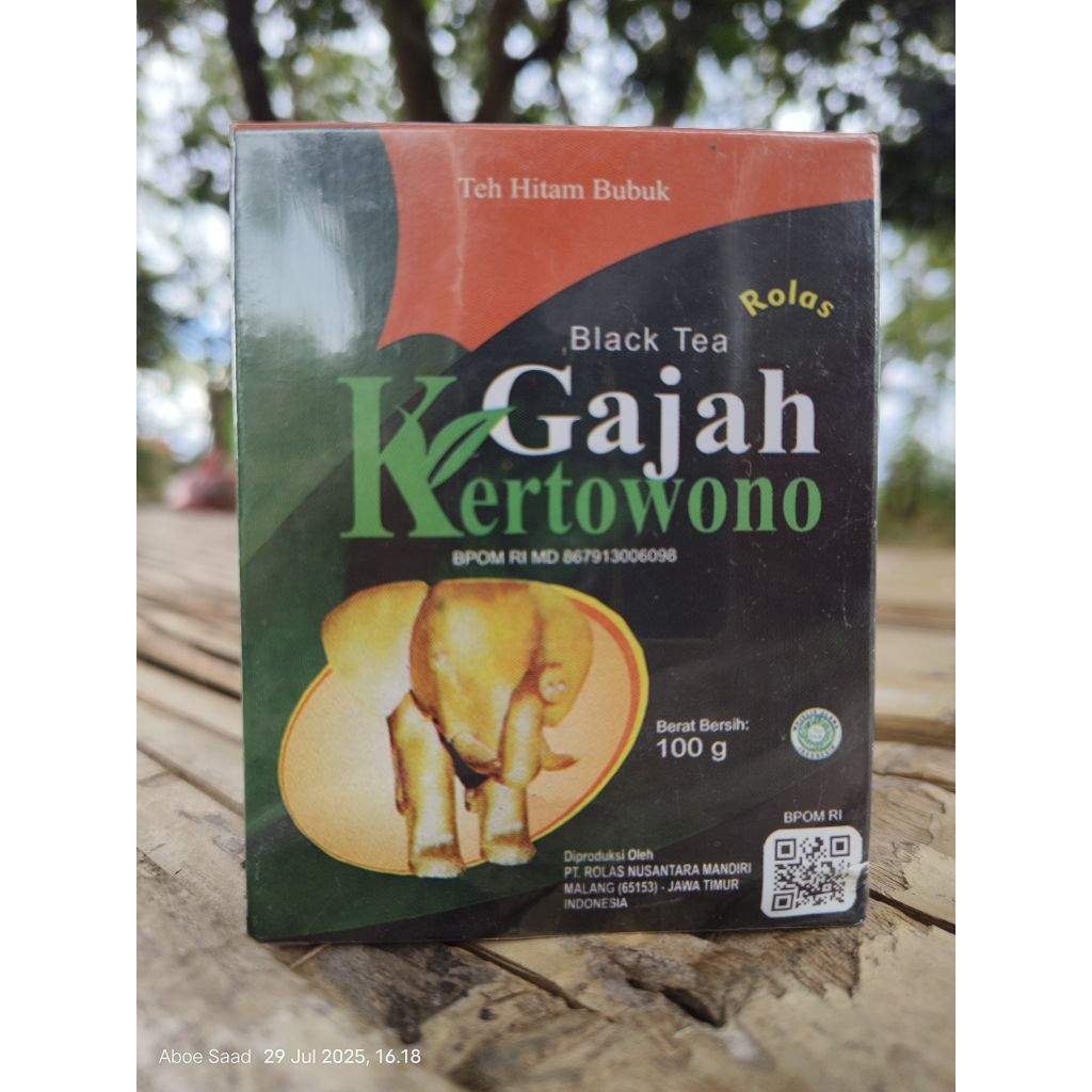 

Teh Gajah Kertowono (Black Tea) Asli
