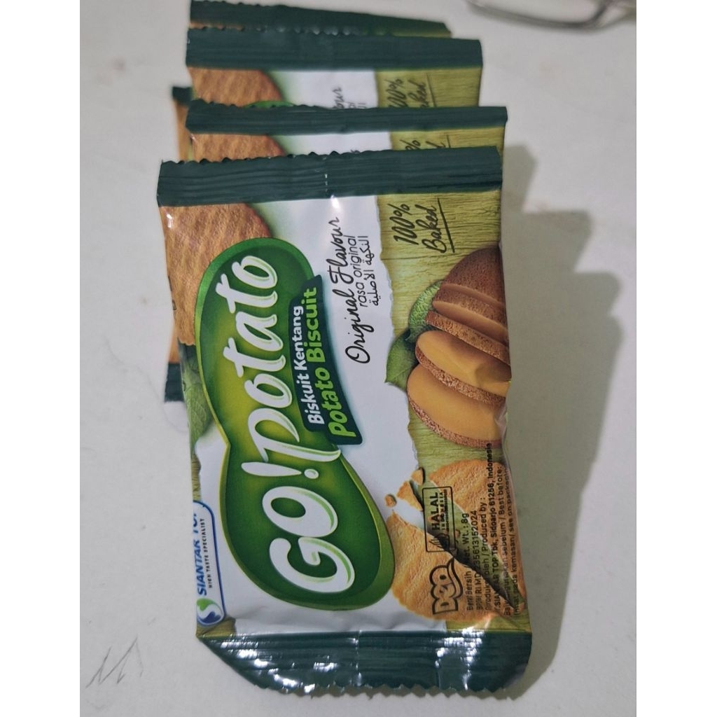 

Snack gopotato go potato original 1renteng isi 10