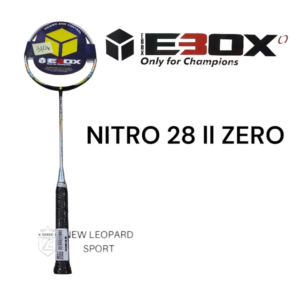 Raket Badminton EBOX NITRO II 28 Zero / Raket Badminton EBOX Original
