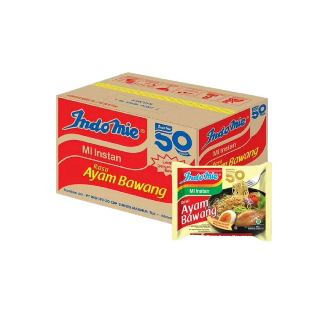 

1 Dus isi 40 INDOMIE MI INSTAN KUAH AYAM BAWANG 69 gram