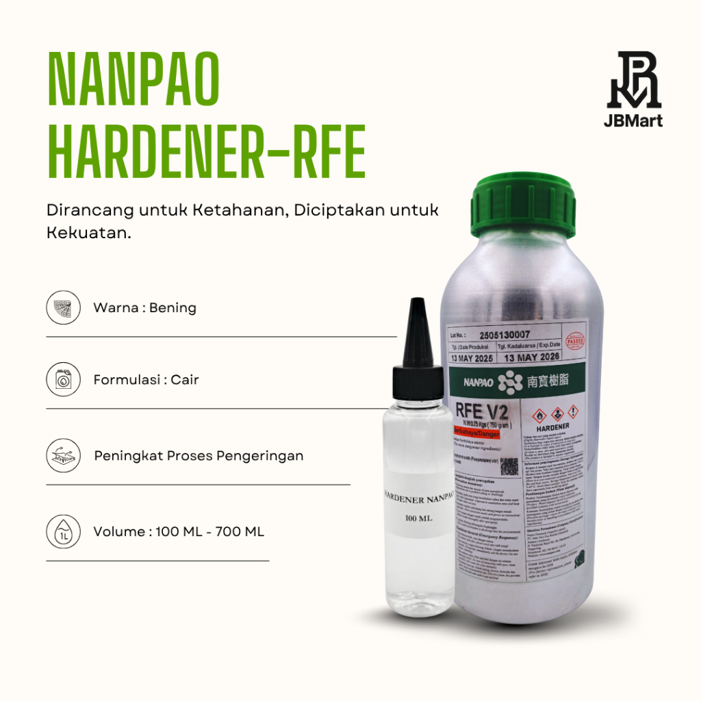 HARDENER NANPAO Lem Press / Pengeras Lem PU 100 ML