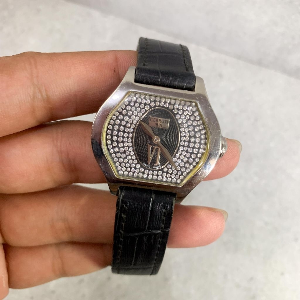 cerruti1881 Swiss originall second jam tangan unisex