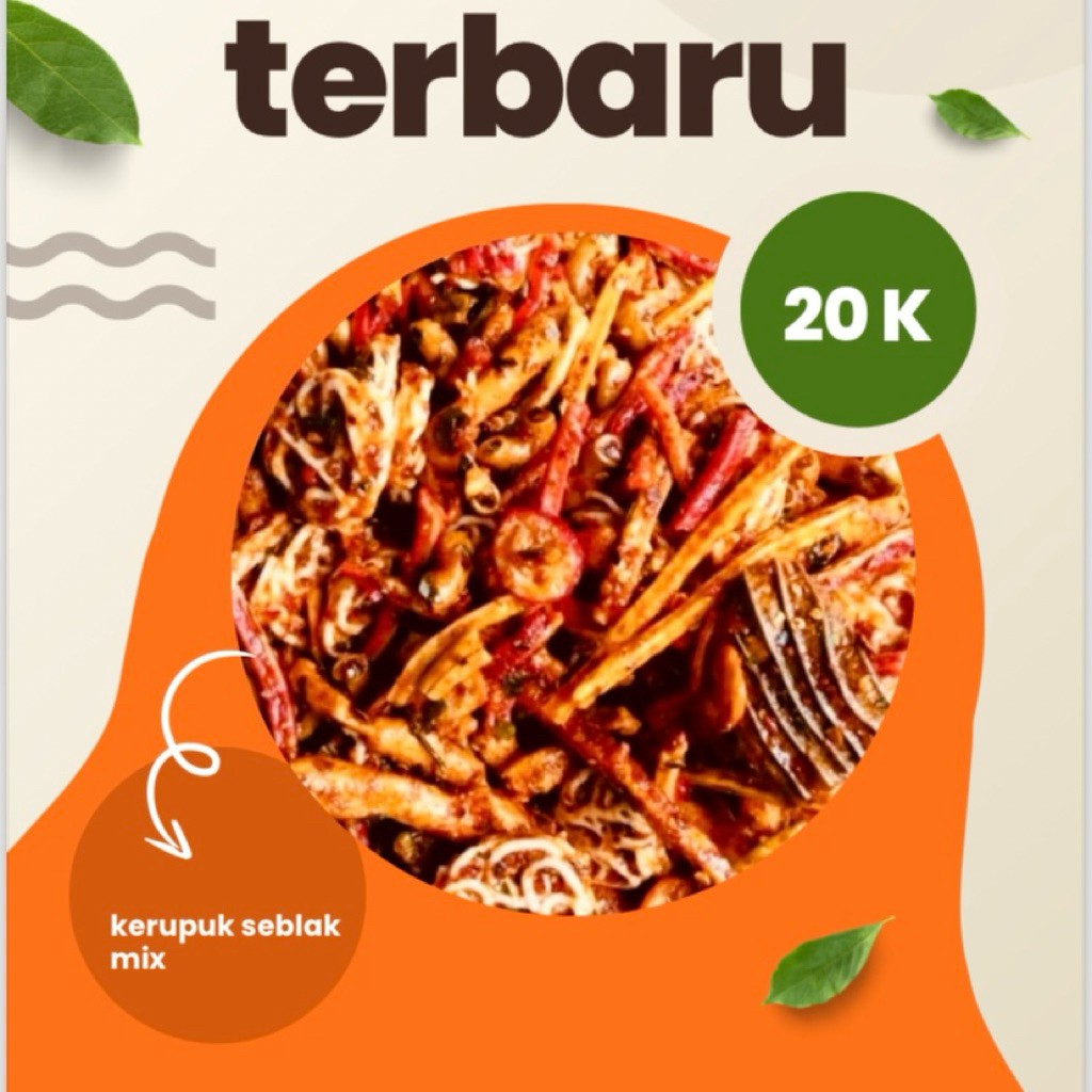 

Three siblings snack- Kerupuk Seblak mix daun jeruk 500 gr dan 1000 gr