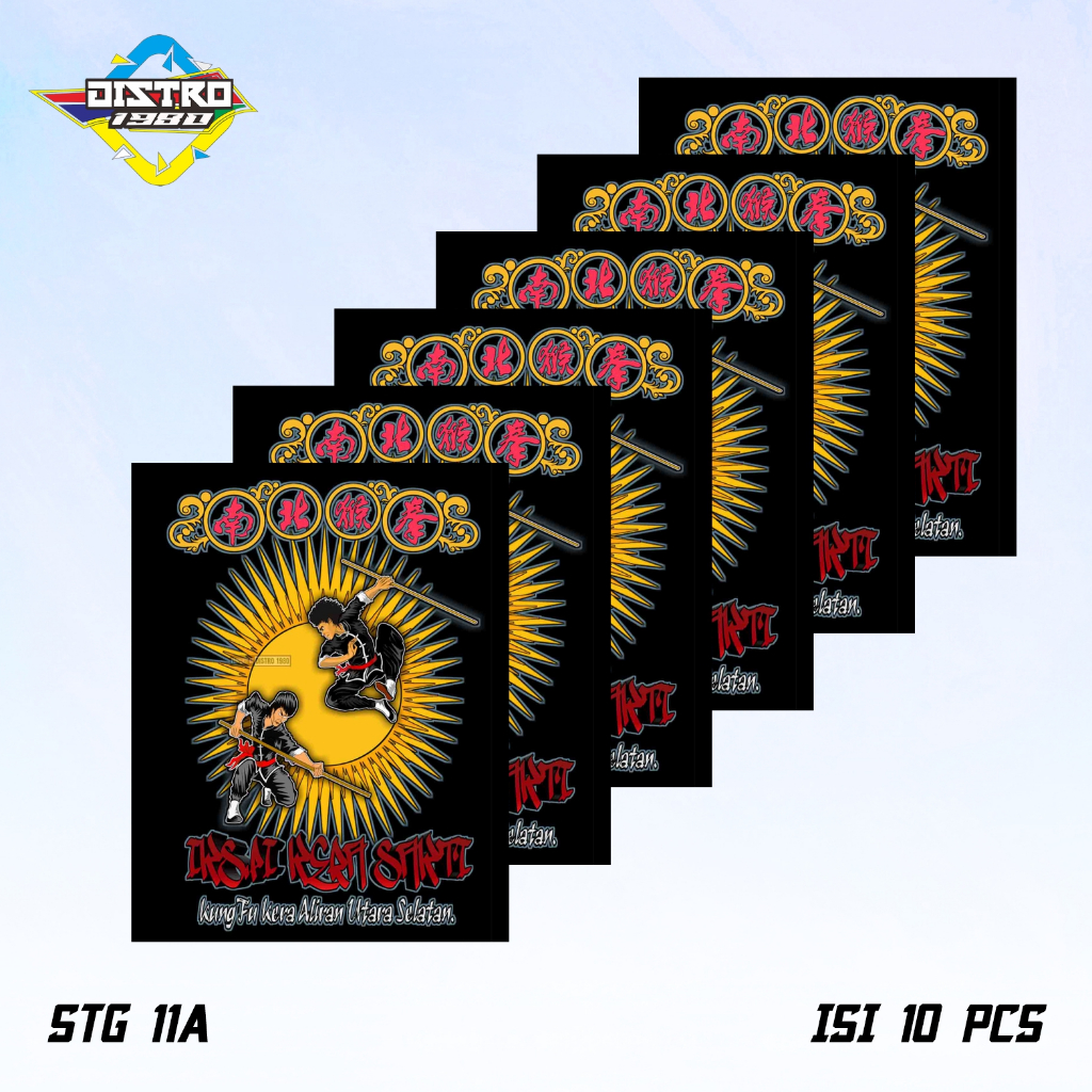 

ISI 10 PCS STIKER IKS.PI KERA SAKTI STG 11A ANTI AIR BAHAN VINYL (STG 11)