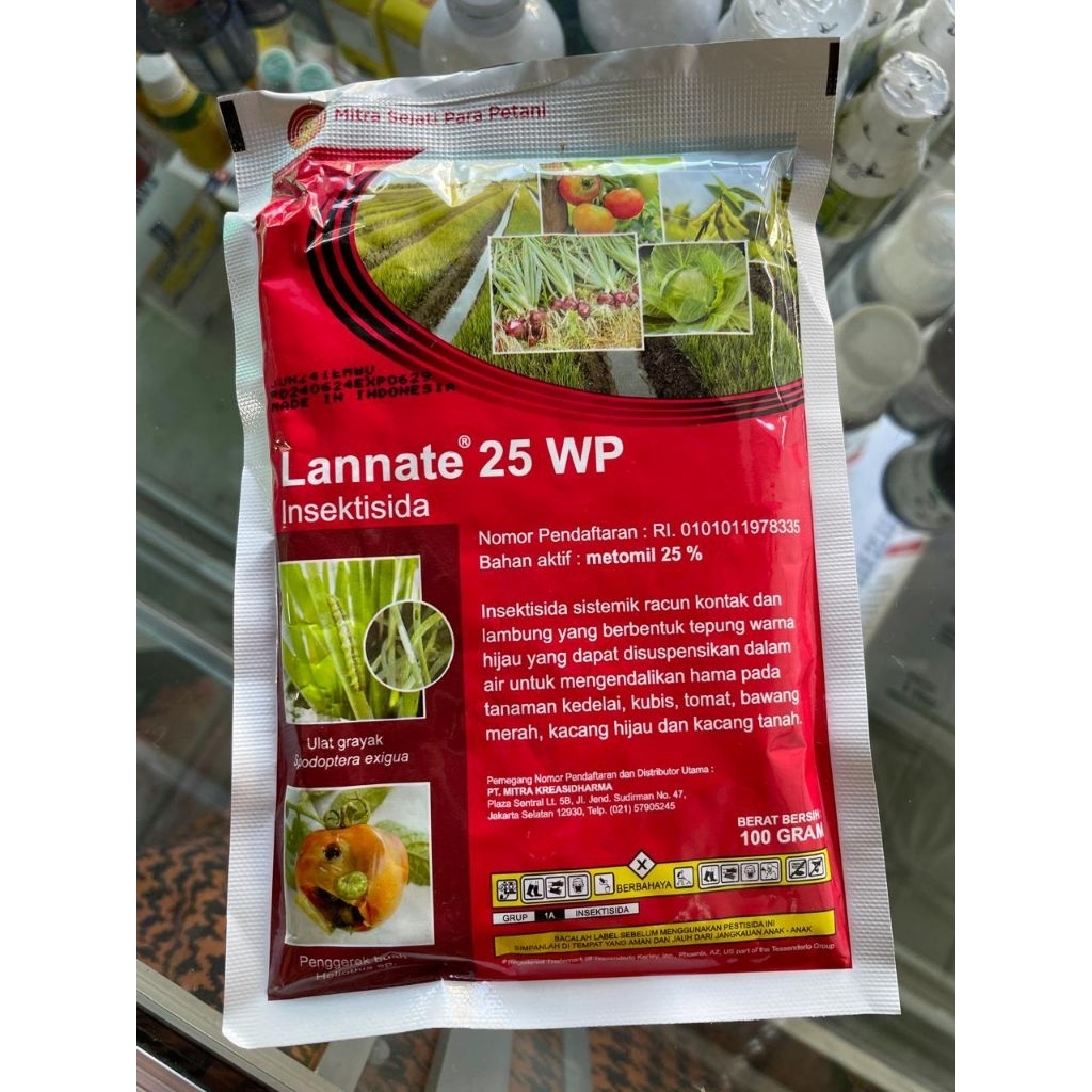 insektisida lannate 25wp bahan aktif metomil25%