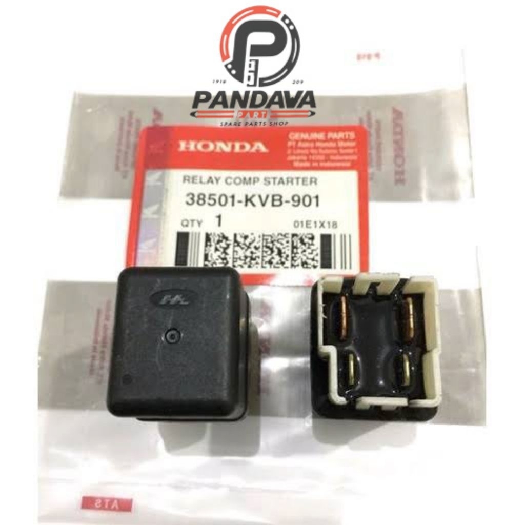 38501KVB901 RELAY COMP STATER VARIO KARBU BENDIK STATER RELAY STATER VARIO KARBU BENDIK STATER BEAT 