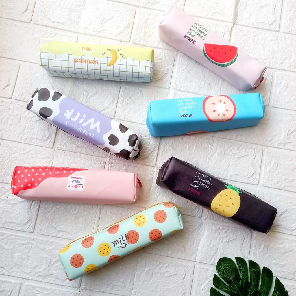 

Tempat Pensil Anak Kotak Pensil Mini Pencil Case Milk Smoothie