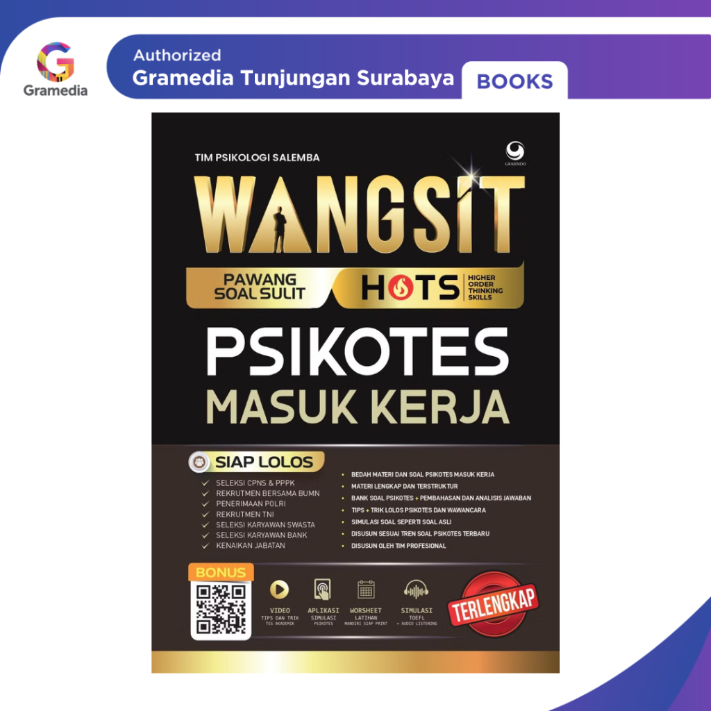 Gramedia Tunjungan : Wangsit Psikotes Masuk Kerja