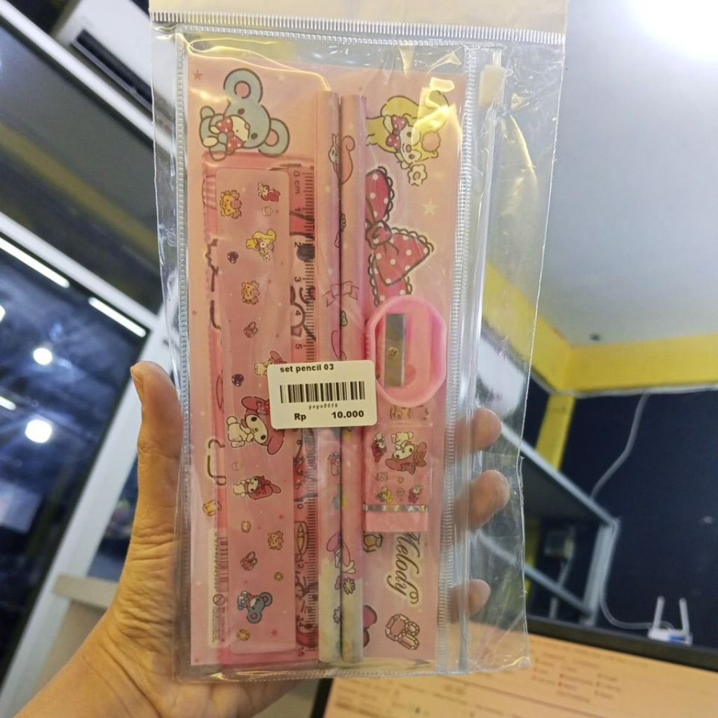 

Set pencil 03 karakter lengkap