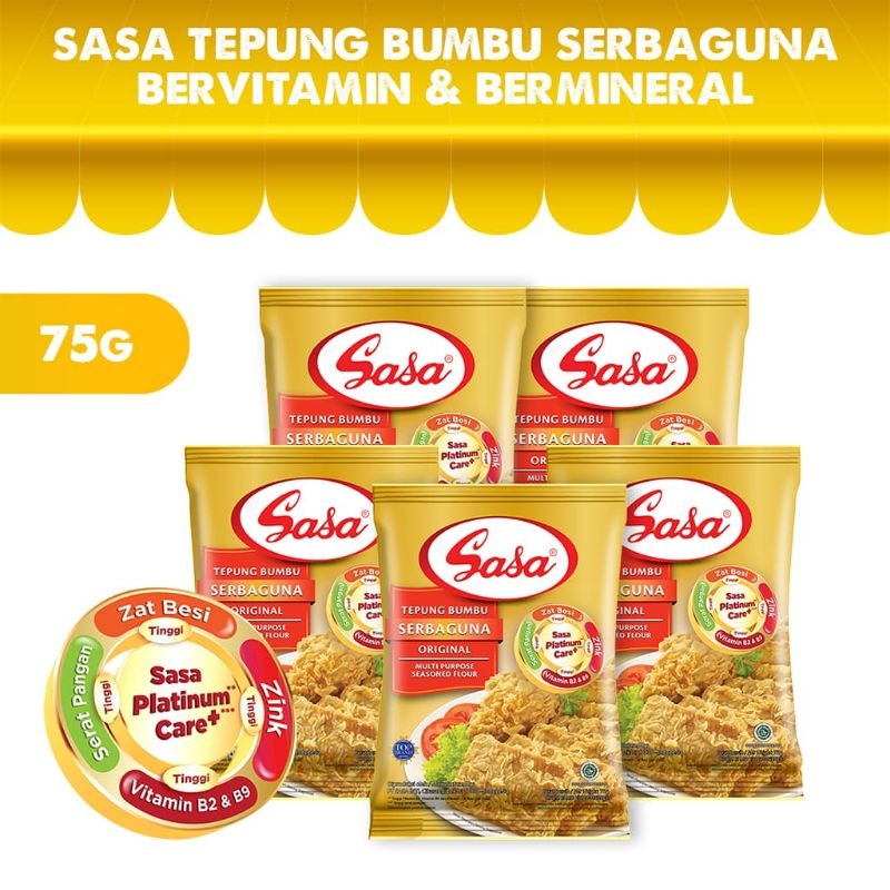 

Tepung Bumbu Sasa Serbaguna Original