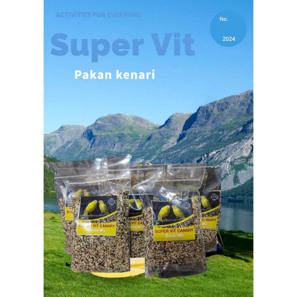 pakan burung kenari super vit  premium racikan langsung dari ahlinya