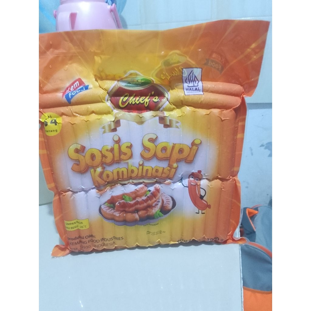 

SOSIS SAPI KEN FOOD ISI 64 BATANG PAKET 1 PAK EXP 2026
