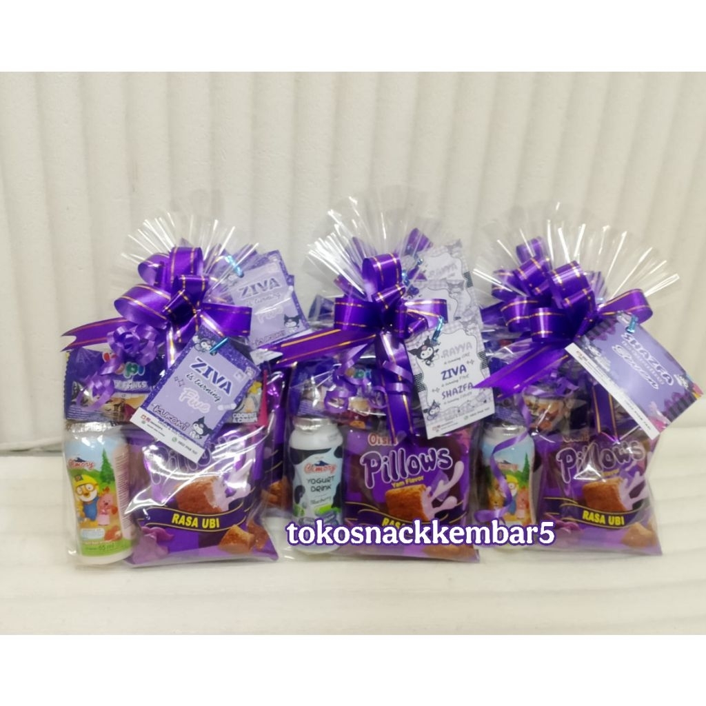 

Mini Snack ulang tahun serba ungu || Snack ulang tahun mini || Parcel Snack mini serba ungu || hampers Snack ungu