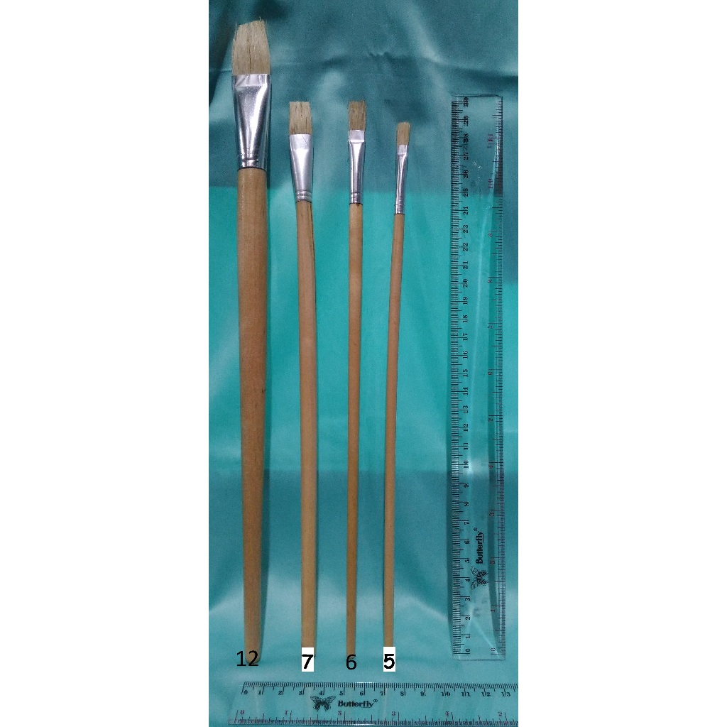 

Kuas Lukis Kuning Gading Ujung Putih Eterna no 7 READY STOCK