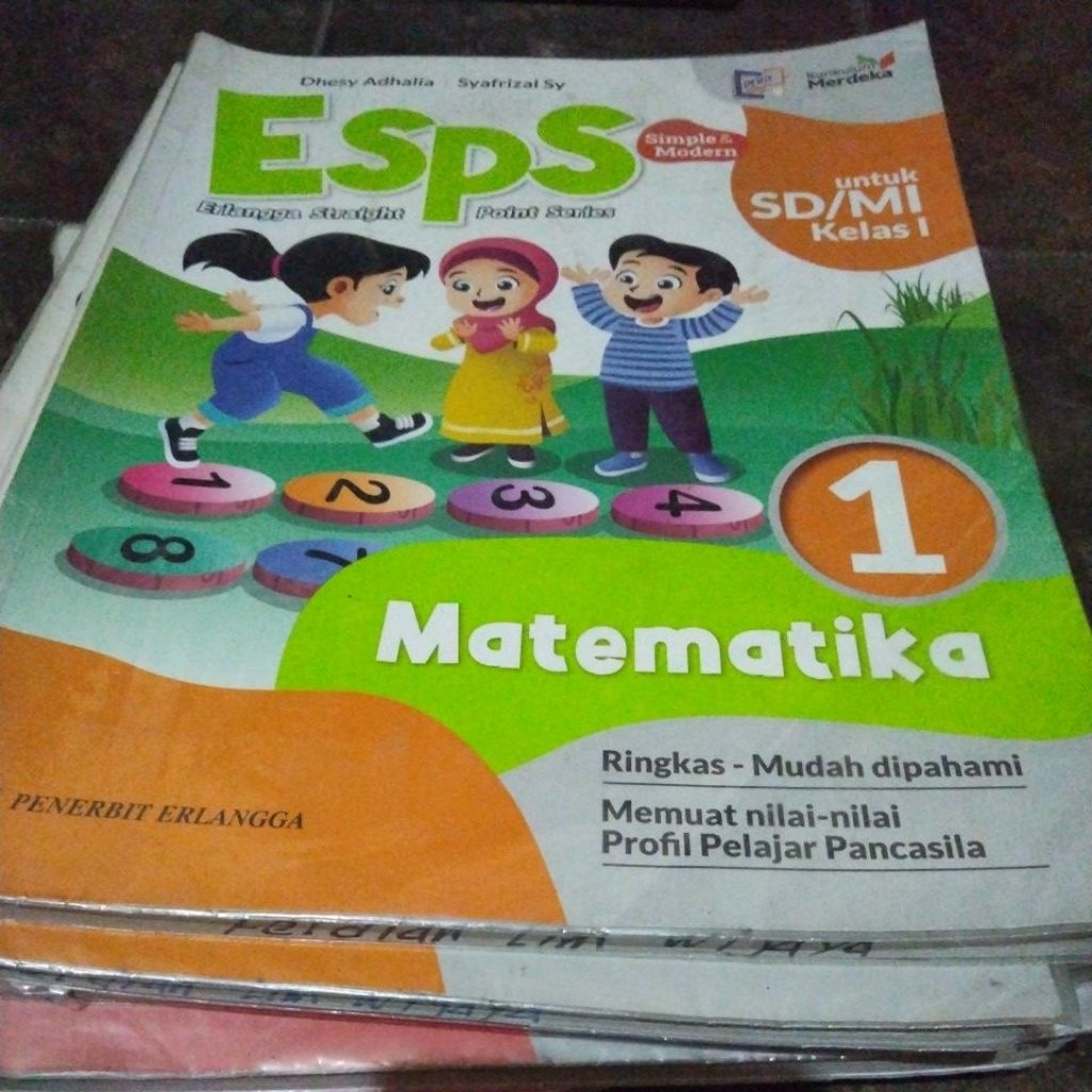 prelove buku ESPS Matematika kelas 1 Sd