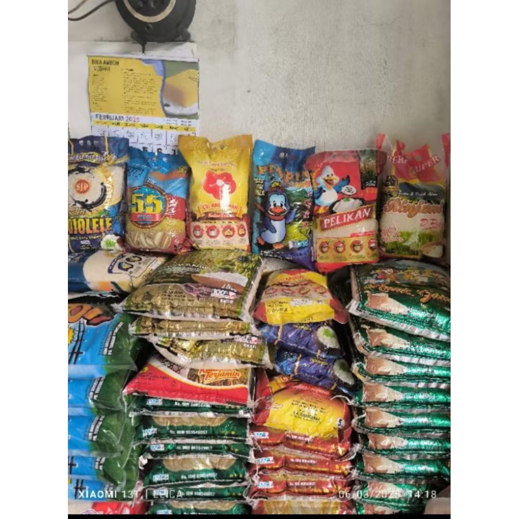 

Beras Anak Gunung 3 Kg/Pelikan harum/coco harum/kembang harum/rojo lele/rinjani