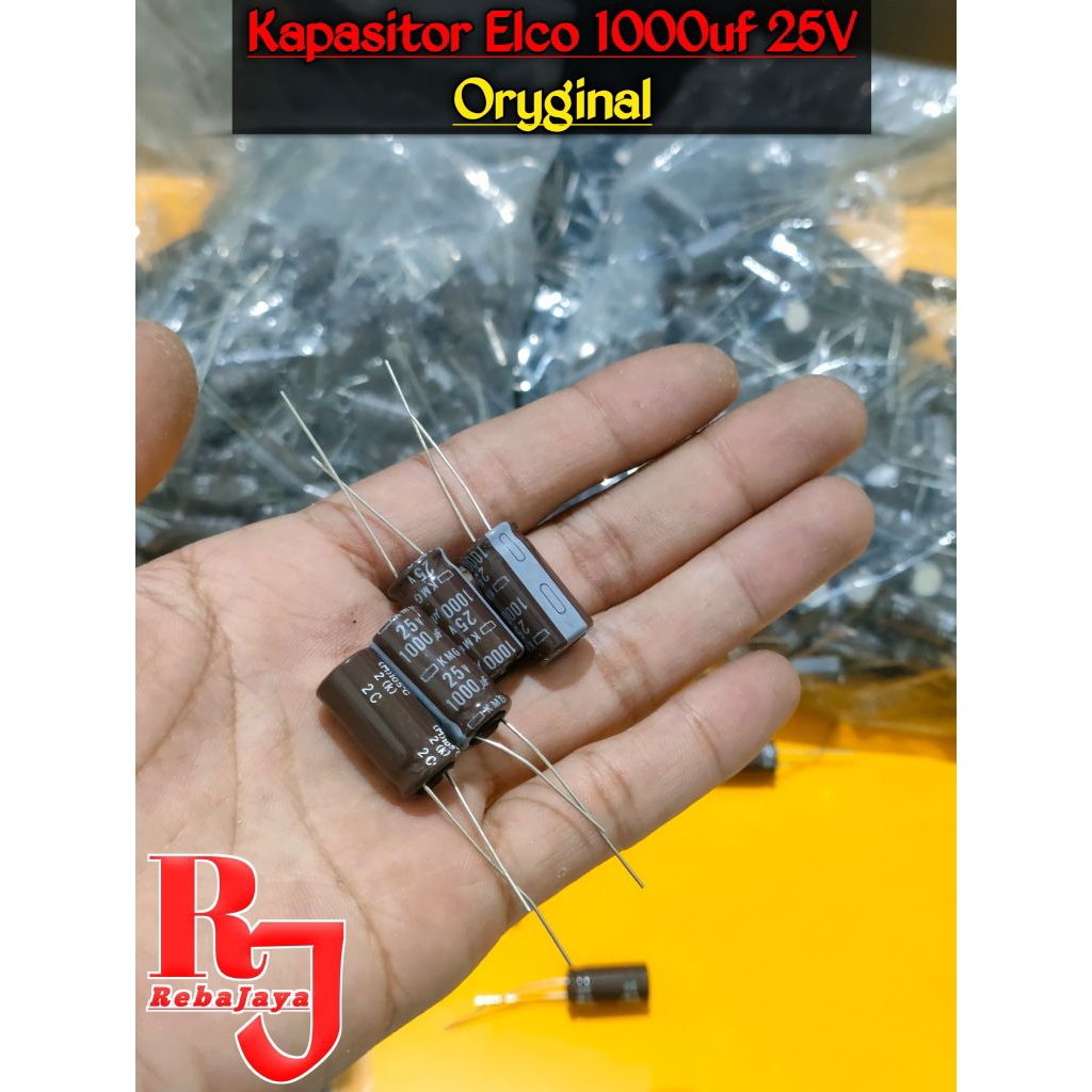 Kapasitor ELCO 1000uf 25V Original
