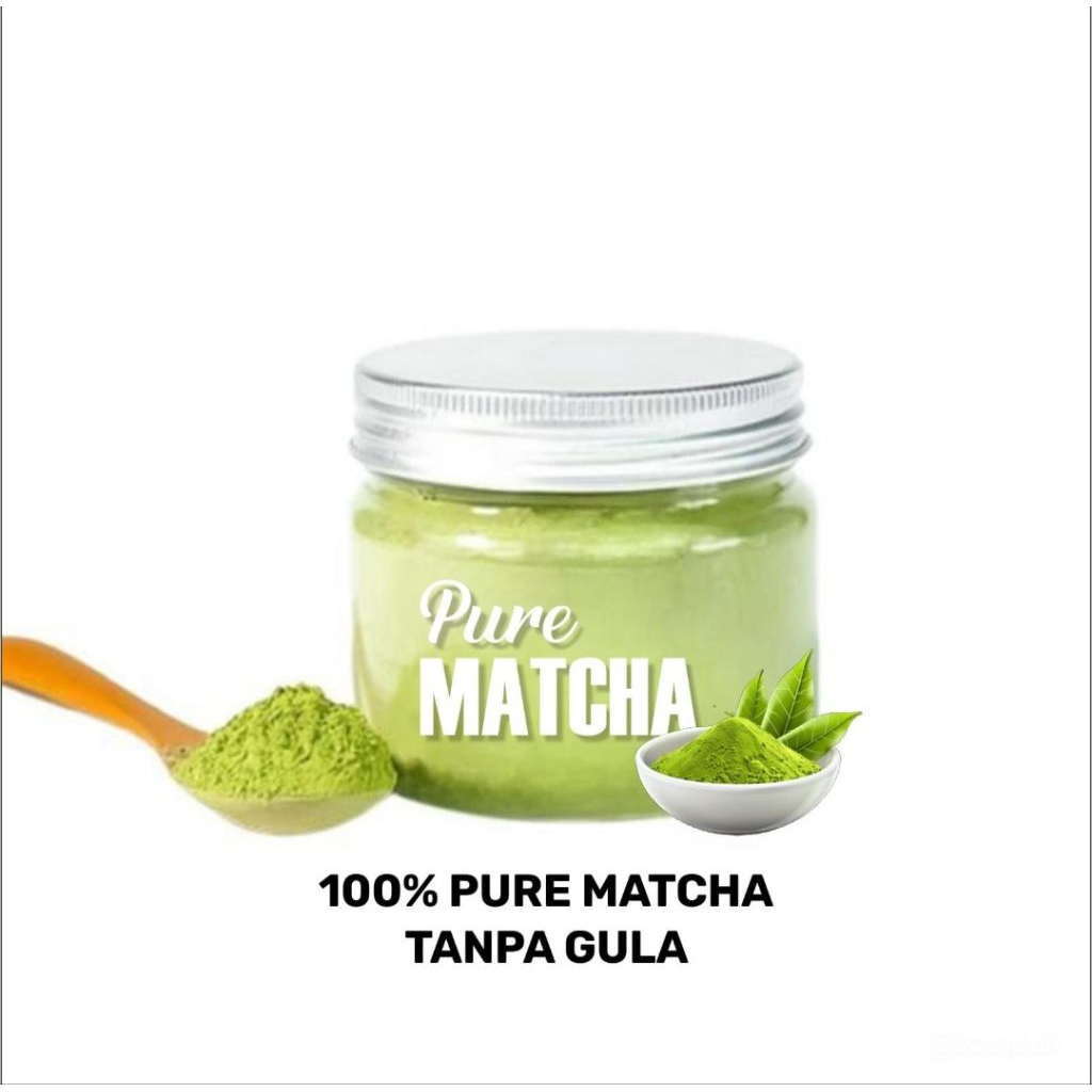 

60gr Pure Matcha Powder 100% Bubuk Matcha Murni
