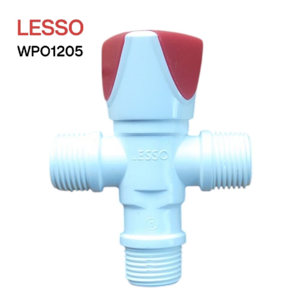 STOP KRAN TEE PVC LESSO