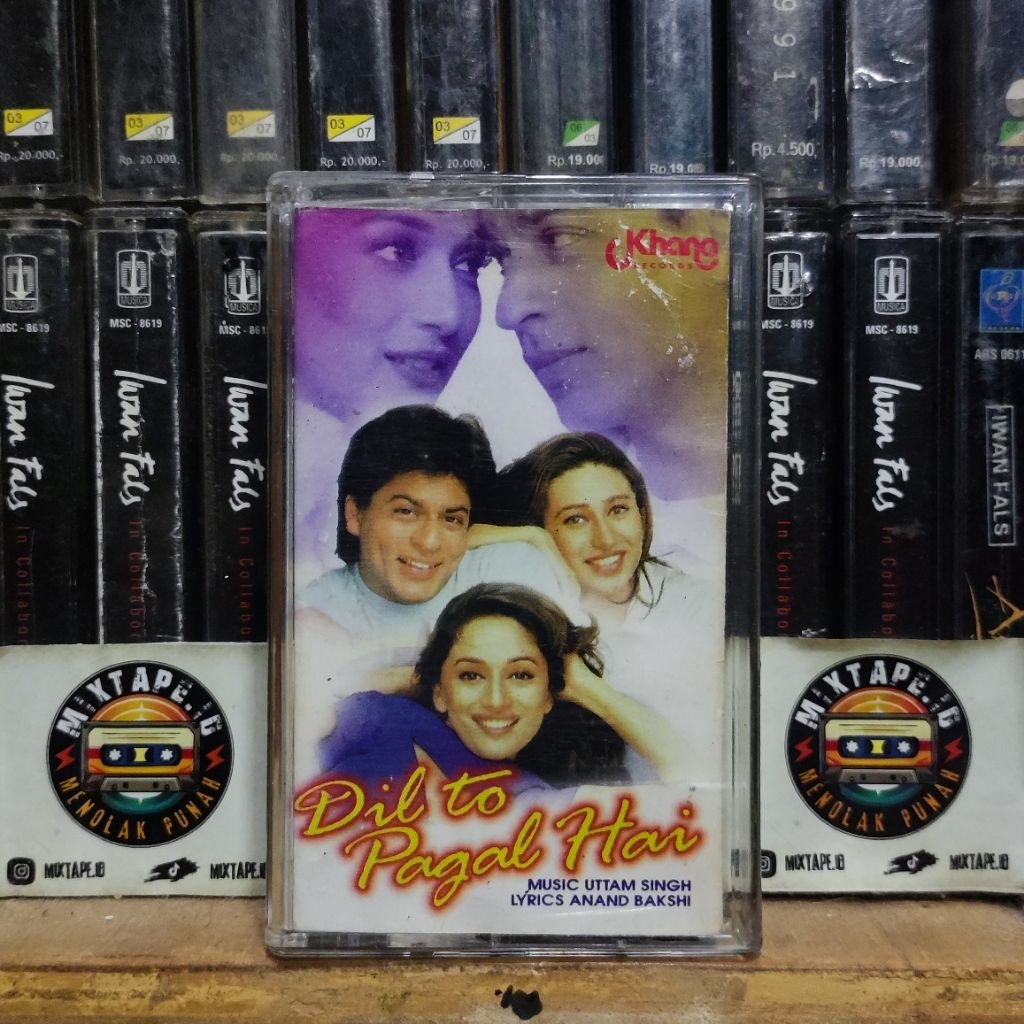 Kaset Pita - Dil To Pagal Hai - India - Radio Tape - Kaset - Radio - Pemutar Kaset - Retro - Classic