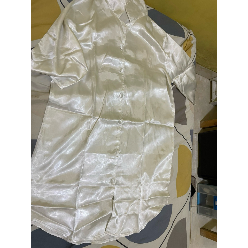 preloved daster mini kancing depan