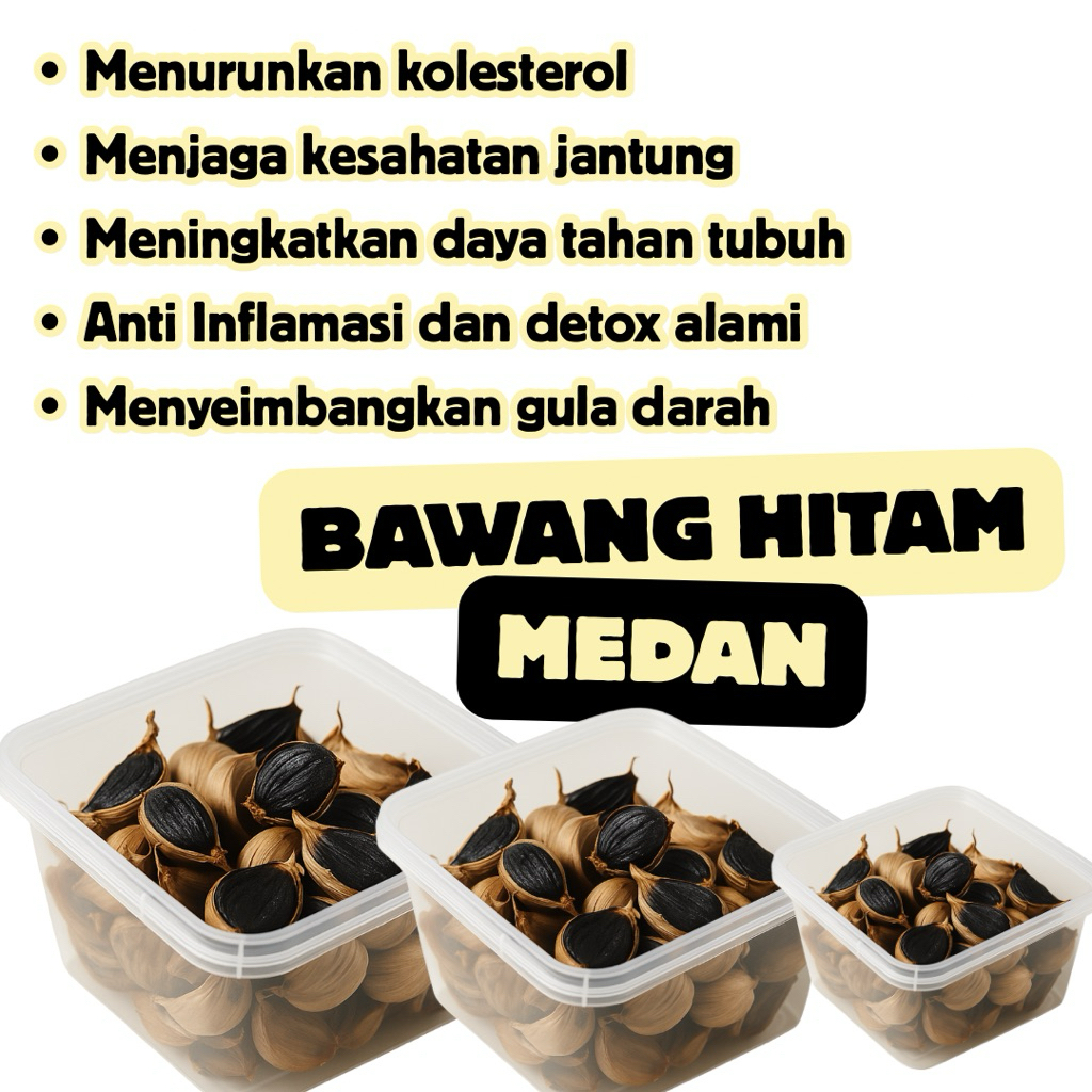

Bawang Hitam | Black Garlic | Bawang Putih Fermentasi | Cegah Kolesterol & Jaga Imun