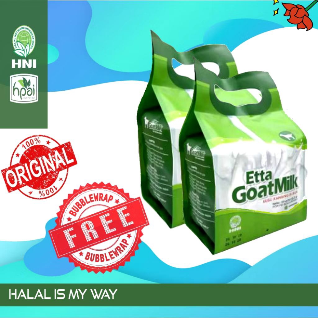 

ETTA GOAT MILK HNI HPAI 3eGM SUSU KAMBING ETT4WA 10 SA4CH3T
