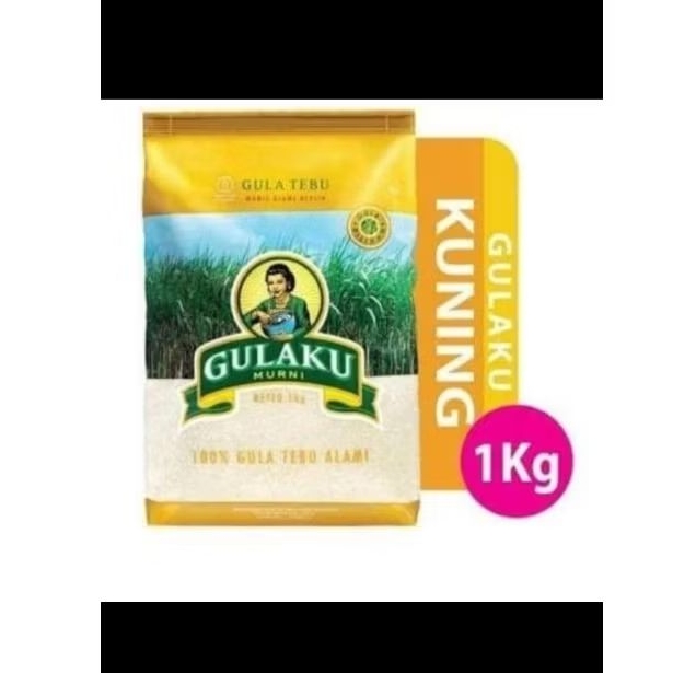

Gula pasir Gulaku kuning 1 kg